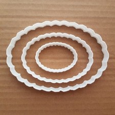 Oval Mirror Plaque Frame Plate