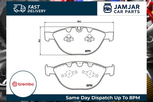 Brembo p06047 brake - brake, pad