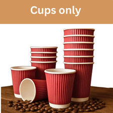 Ripple Paper Cups 240ml 8oz