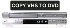 Sharp DV-RW360H VHS DVD Recorder Copy VHS to DVD with New Remote & Set Up Guide