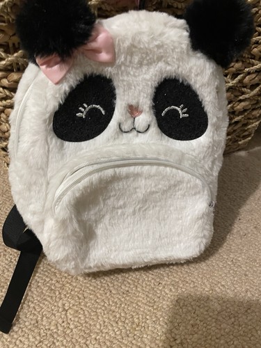 Claire faux fur panda - claire’s,
