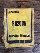 OEM Yamaha RD200A 1974 Service