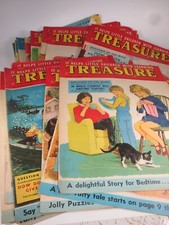 VINTAGE TREASURE MAGAZINE Children's Educational 1960s Selection Available
