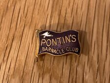 Pontins Holiday Camp enamel badge. BARNACLE CLUB. Manufacturer - Dingley