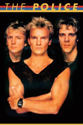 The police 80s - art, print