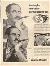 1950s vintage TV AD GE