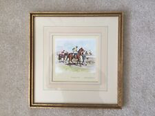 Mandy Shepherd Framed Signed Limited Edition Horse Racing Prints Set Of 4