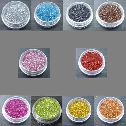 Fine dust glitter - fine, nail