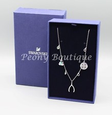 Swarovski 5521449 Symbolic Collection wishbone adjustable white gold tone new 