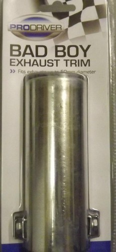 Exhaust pipe chrome - chrome, tip