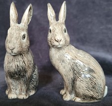 Quail ceramics Brown hare salt