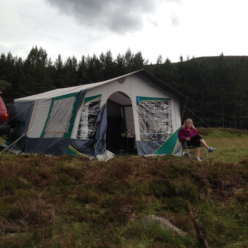 Trailer tent with full size