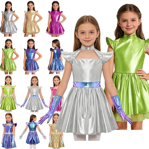 Girls metallic space - metallic,