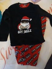 boys Christmas pyjamas size 7-8
