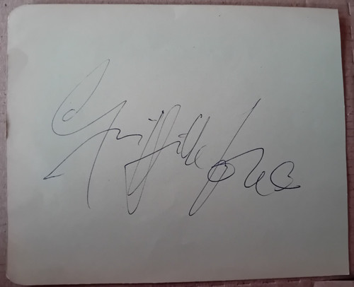 Original autograph griffith - original,