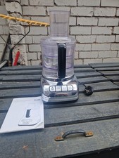 Dualit XL900 2-Litre Food Processor with Attachments, Polished Chrome