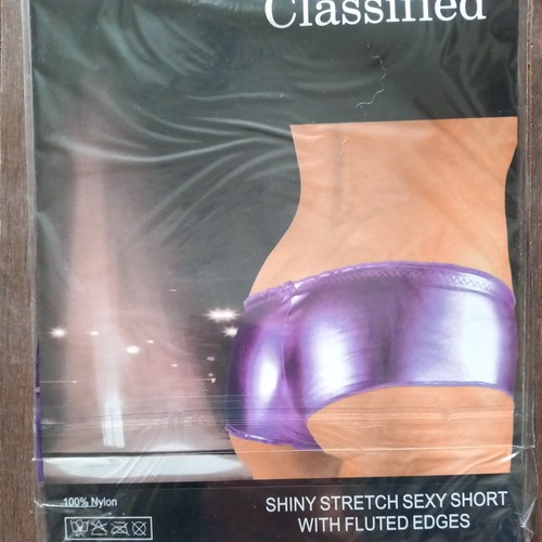 Purple shiny stretch sexy - shiny,