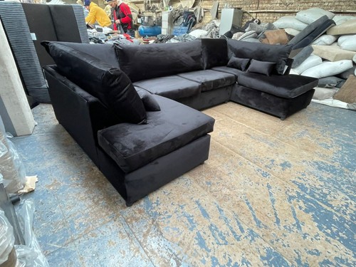 Shape sofa sale brand new - u,