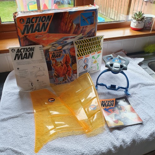 Vintage action man paraglider - vintage,