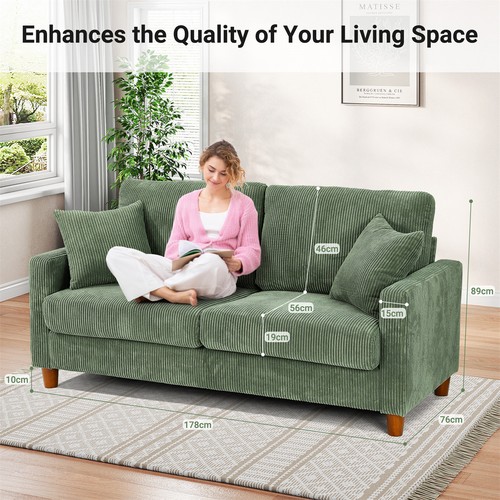 Seater corduroy sofa jumbo - seater,