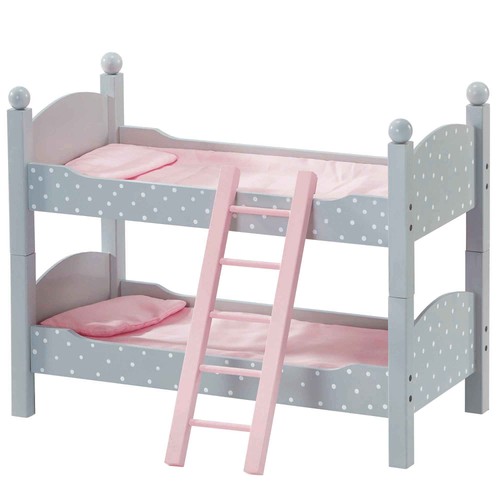 Wooden doll bunk bed - bunk,