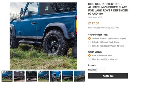 Land rover defender 110 - land, 90/110