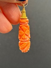 ANTIQUE GEORGIAN CARVED CORAL