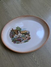 Foster pottery oval stoneware