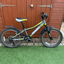 Kids GIANT XTC JNR 20 Inch Bike Very Good Used Condition Silver And Yellow