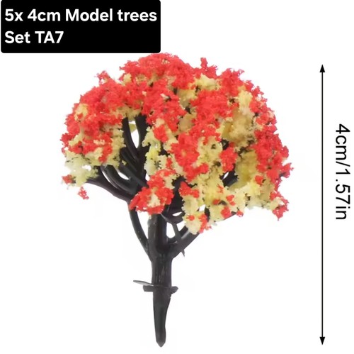 4cm model orange trees - 4cm,
