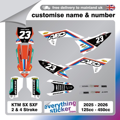 Custom ktm graphics kit - custom,