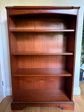 John E Coyle Low Bookshelf Cherry