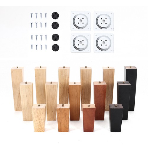 4pcs square wooden - wooden, sofa