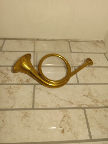 Brass french horn - french, hunting
