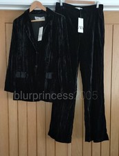 ZARA VELVET SUIT Blazer Wide