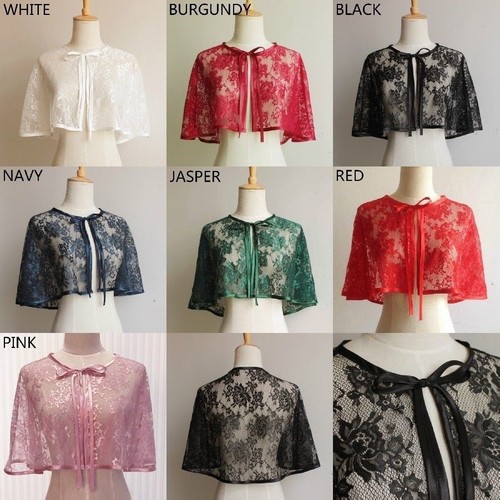 Bridal lace shrug bolero - bridal,