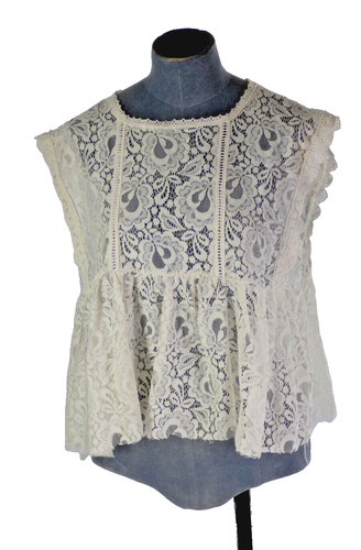 Navy victorian lace - victorian,