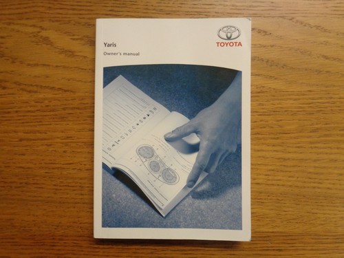 Toyota yaris owners handbook - owners,