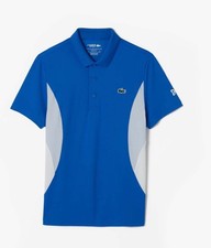 Lacoste Tennis X Novak Djokovic Fan Regular-Fit Polo Shirt Blue/White DH7311
