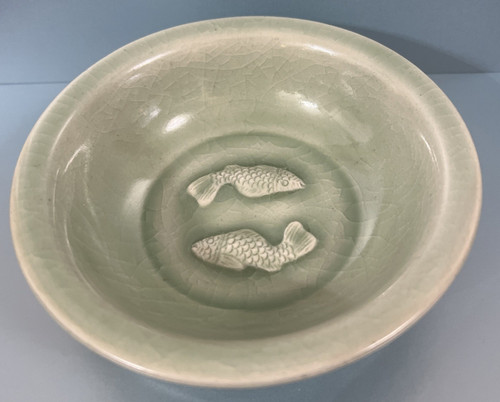 Vintage chinese celadon twin - chinese,