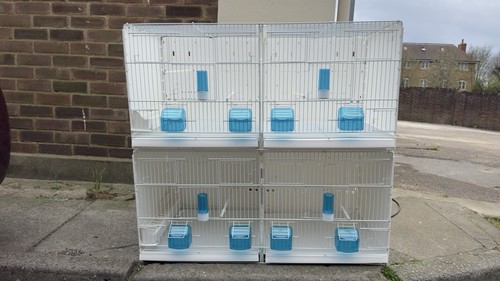 Foldable double breeding - double, cage