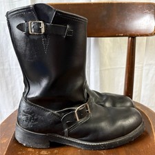 Vintage Engineer Boots Leather