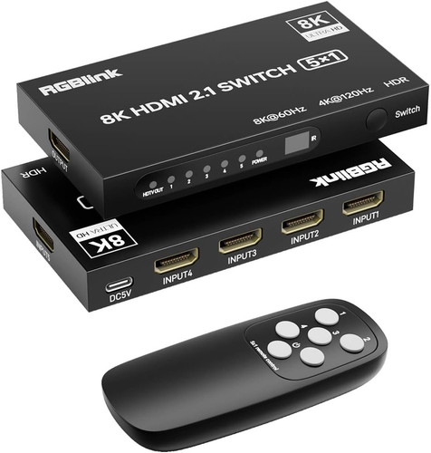 Rgblink hdmi switch in - 8k, 5