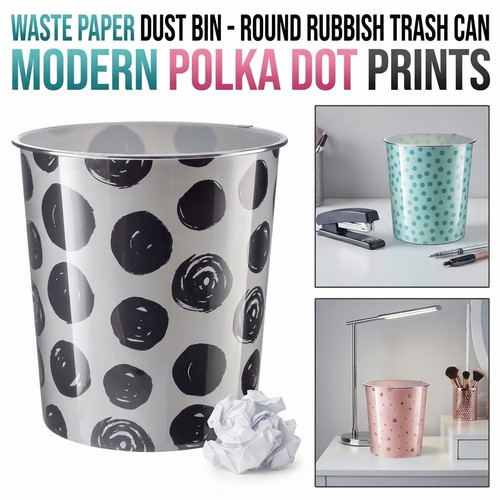 Waste paper dust bin - dust,