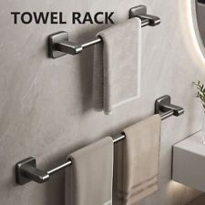 30/40/50cm Single Single Towel Rail Rack Holder Wall Mounted Bathroom Kitchen UK