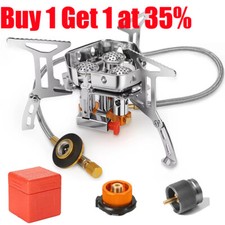 Windproof Compact Gas-Burner Fishing Outdoor Cooking Camping Picnic Cook Stove