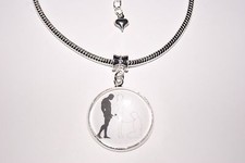 Hotwife Bull Submissive Cuckold Husband Charm Euro Anklet Ankle Chain Jewellery