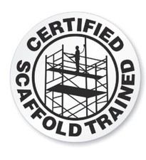 Certified Scaffold Trained