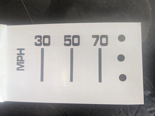 Mph stickers for your kph - mph,
