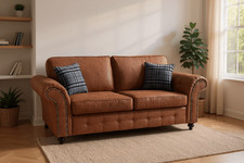 Sofa Suite 3+2+1 Tan Suede –
